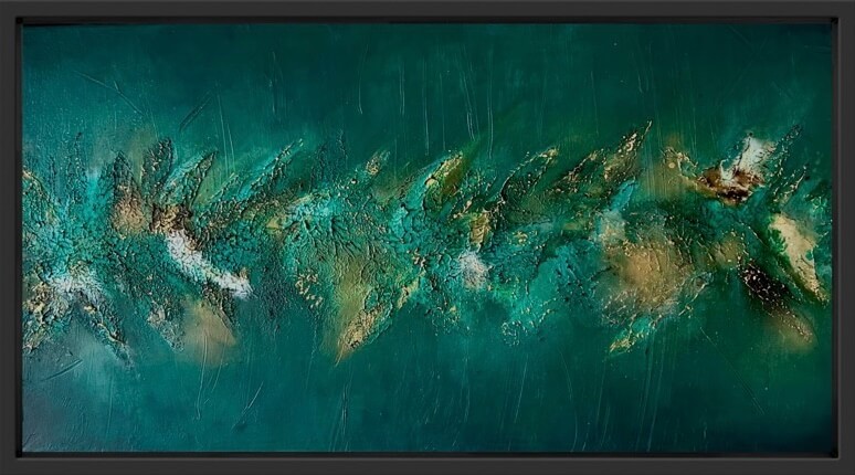 Cosmos In Colour - EMERALD - 50x100cm