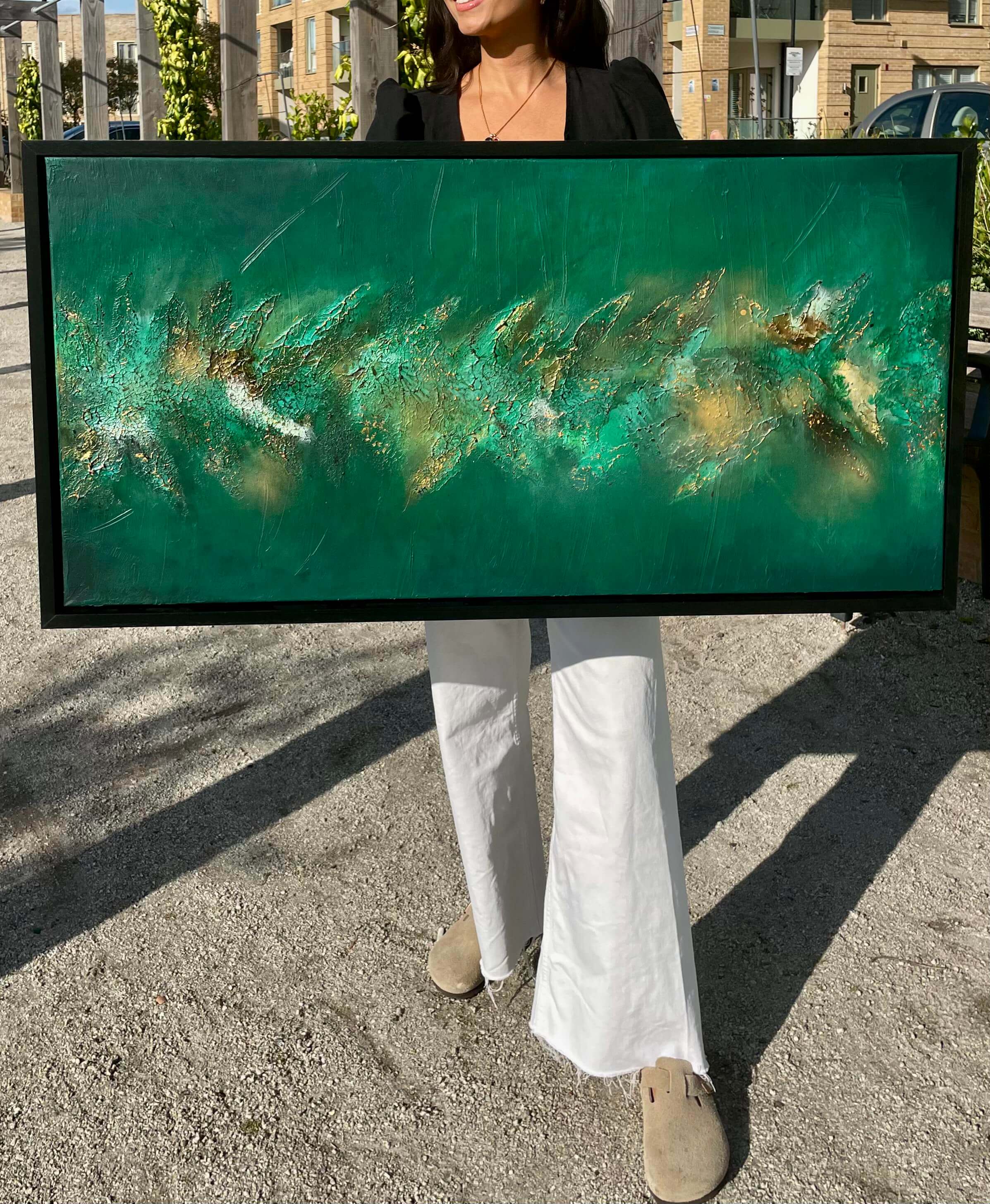 Cosmos In Colour - EMERALD - 50x100cm - Interior 3