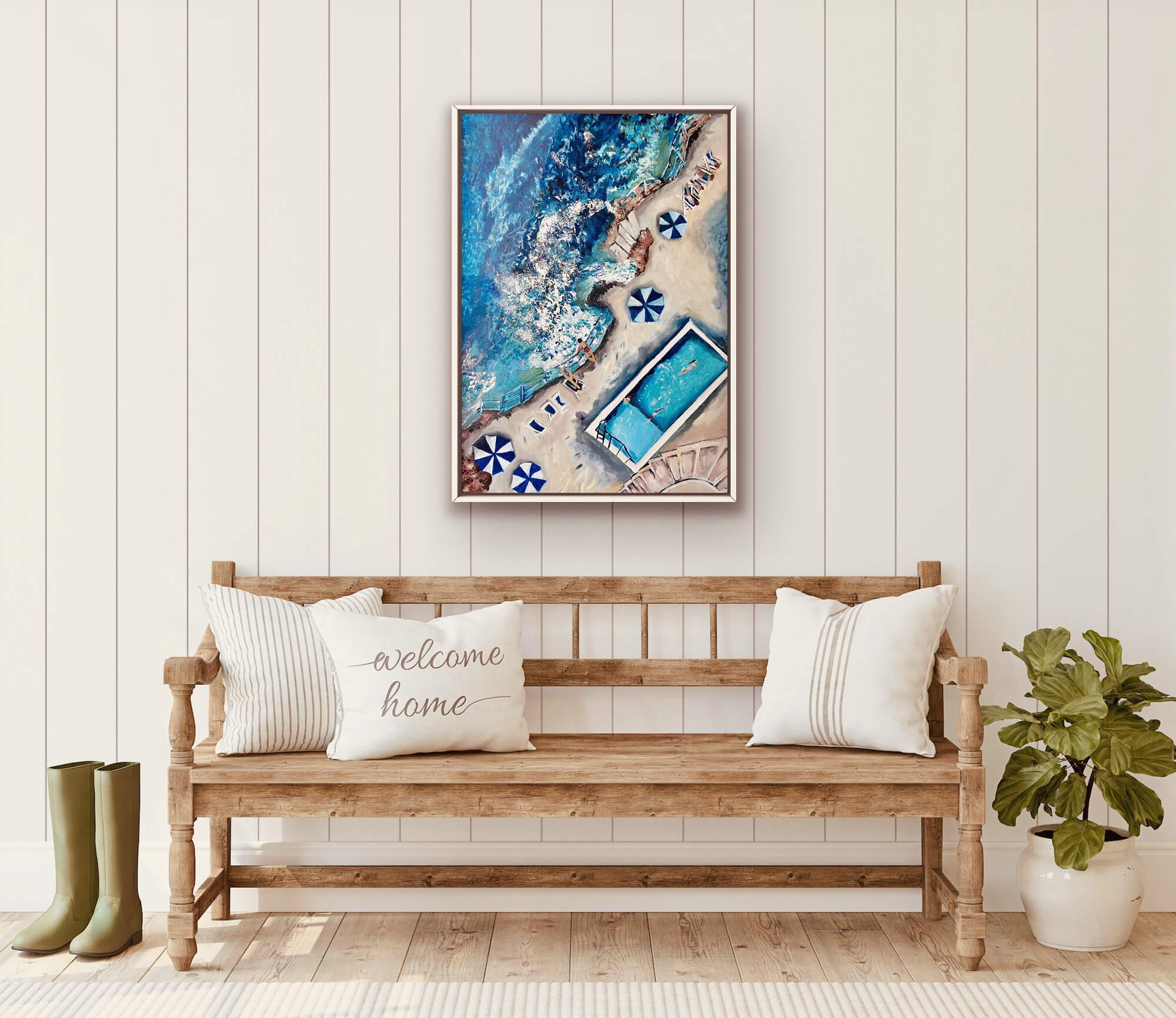 The Legacy Of The Ocean I - Cap d'Antibes - 80x60cm - Interior