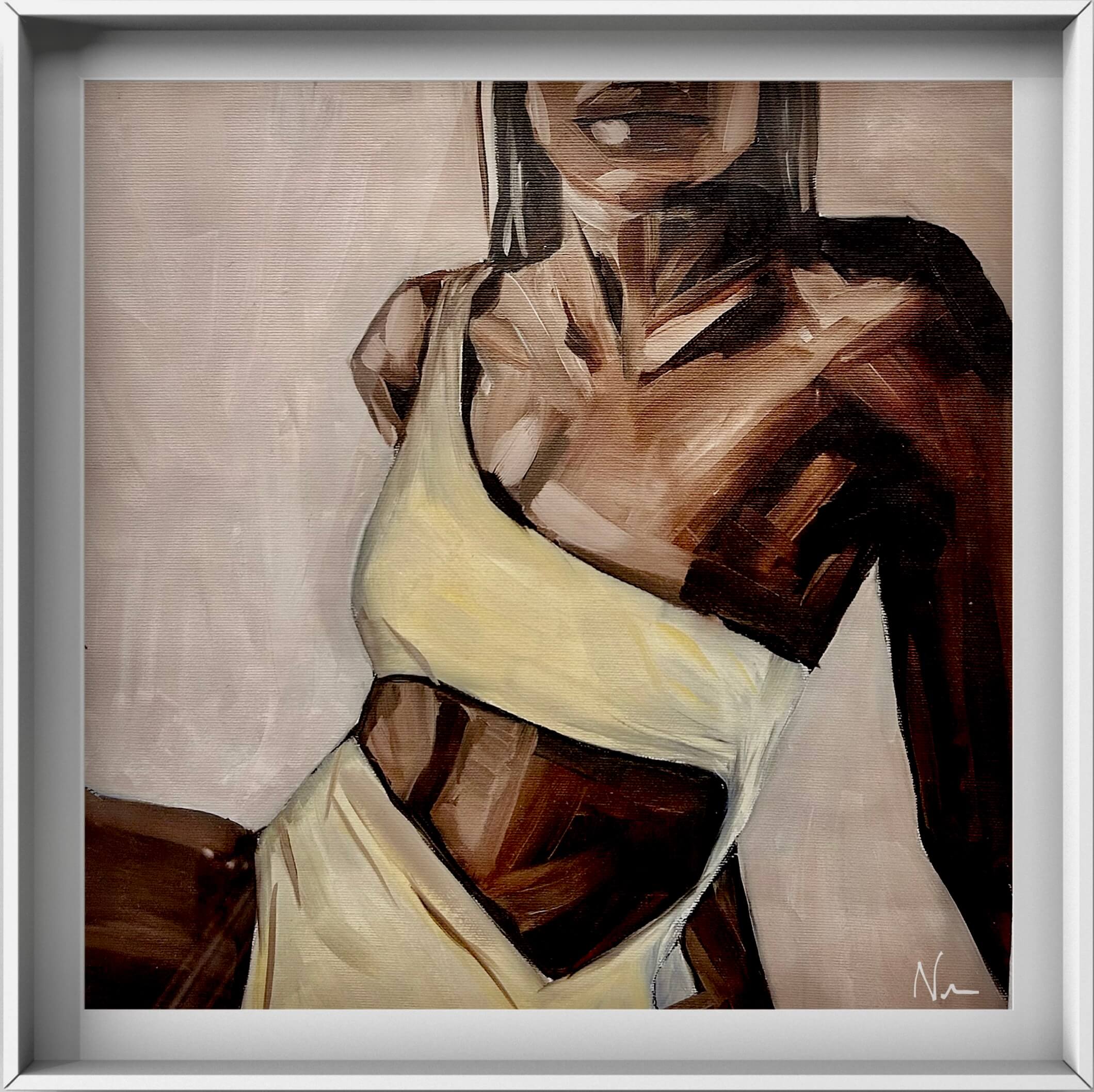 She Is Woman - Black Beauty - 50x50cm