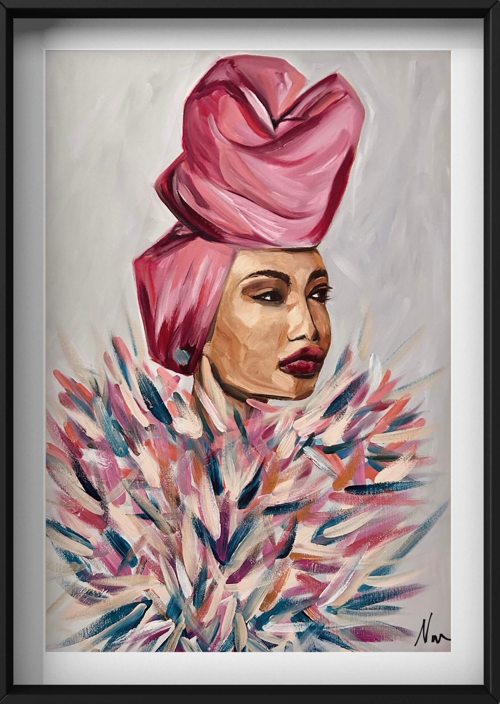 Ugbad Abdi x British Vogue x Givenchy II - 80x60cm